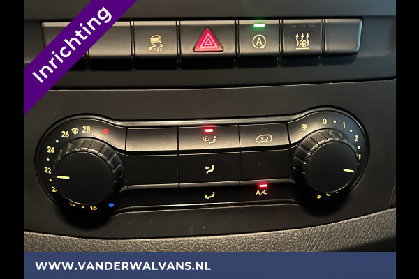 Mercedes-Benz Vito 114 CDI L3H1 Inrichting Euro6 Airco | 2x Zijdeur | Camera | Navigatie | Trekhaak | Cruisecontrol Stoelverwarming, Bijrijdersbank, Leder