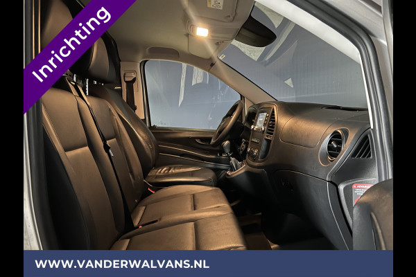 Mercedes-Benz Vito 114 CDI L3H1 Inrichting Euro6 Airco | 2x Zijdeur | Camera | Navigatie | Trekhaak | Cruisecontrol Stoelverwarming, Bijrijdersbank, Leder