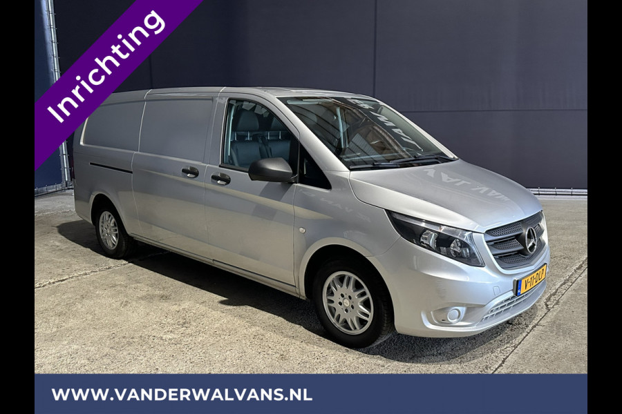 Mercedes-Benz Vito 114 CDI L3H1 Inrichting Euro6 Airco | 2x Zijdeur | Camera | Navigatie | Trekhaak | Cruisecontrol Stoelverwarming, Bijrijdersbank, Leder