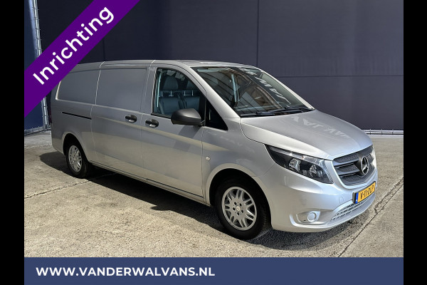 Mercedes-Benz Vito 114 CDI L3H1 Inrichting Euro6 Airco | 2x Zijdeur | Camera | Navigatie | Trekhaak | Cruisecontrol Stoelverwarming, Bijrijdersbank, Leder