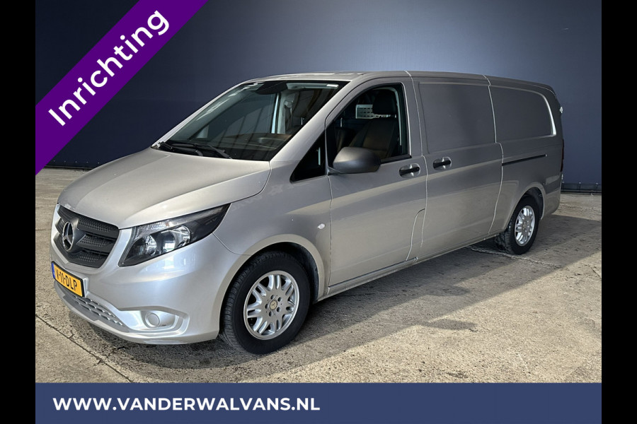 Mercedes-Benz Vito 114 CDI L3H1 Inrichting Euro6 Airco | 2x Zijdeur | Camera | Navigatie | Trekhaak | Cruisecontrol Stoelverwarming, Bijrijdersbank, Leder