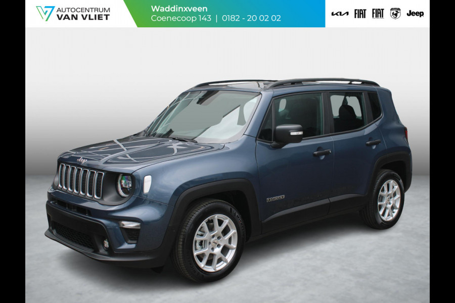 Jeep Renegade 1.5T e-Hybrid Altitude | MY24| Adapt. Cruise | Schuif/Kanteldak | Keyless | BSM | Navi | Apple Carplay | Uit voorraad leverbaar !