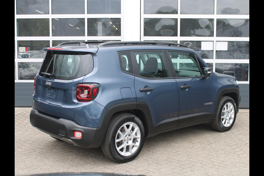 Jeep Renegade 1.5T e-Hybrid Altitude | MY24| Adapt. Cruise | Schuif/Kanteldak | Keyless | BSM | Navi | Apple Carplay | Uit voorraad leverbaar !