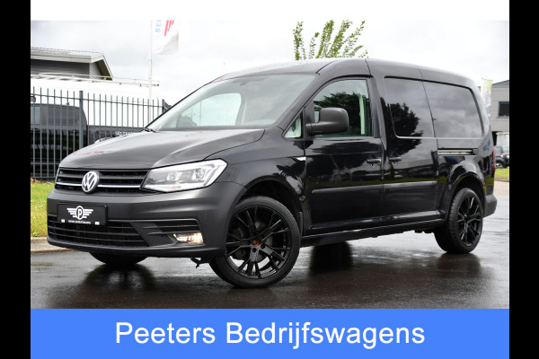 Volkswagen Caddy 2.0 TDI L2H1 Maxi Black Edition Highline Camera, Cruise, 102PK, Automaat, Trekhaak, Stoelverwarming, LED, Standkachel,