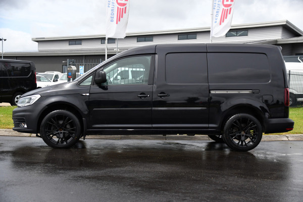 Volkswagen Caddy 2.0 TDI L2H1 Maxi Black Edition Highline Camera, Cruise, 102PK, Automaat, Trekhaak, Stoelverwarming, LED, Standkachel,