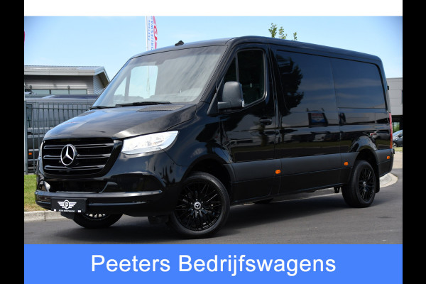 Mercedes-Benz Sprinter 319 V6 3.0 CDI L2H1 Black Edition Adaptieve Cruise, 360 Camera, NAVI, Multimedia, 190Pk, Automaat, Carplay, Trekhaak,