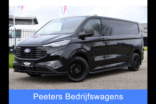 Ford Transit Custom 300 2.0 TDCI L2H1 Black Edition Adaptieve Cruise, Camera, Automaat, 136PK, Multimedia, BLIS, LED, BOM VOL!