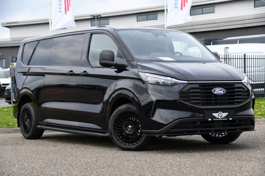 Ford Transit Custom 300 2.0 TDCI L2H1 Black Edition Adaptieve Cruise, Camera, Automaat, 136PK, Multimedia, BLIS, LED, BOM VOL!