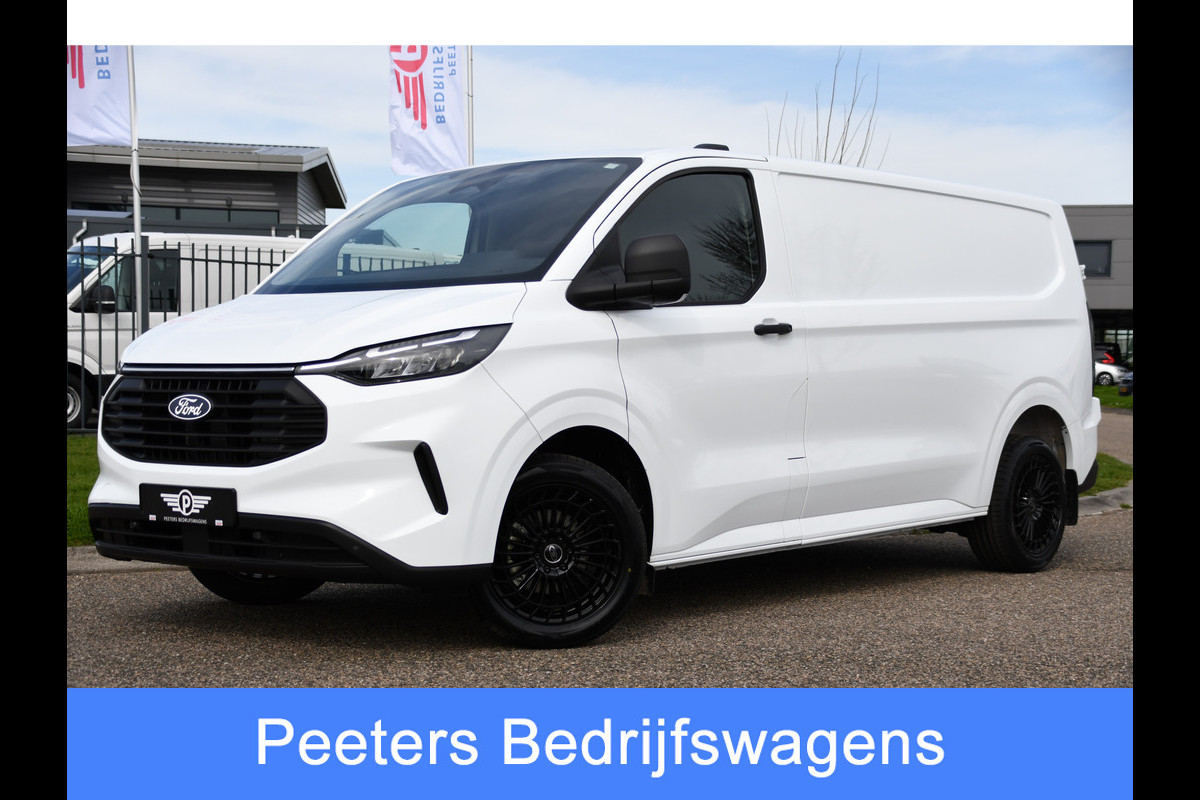 Ford Transit Custom 300 2.0 TDCI L2H1 Black & White Edition Camera, Cruise, Carpay, 136PK, Sensoren, Multimedia, UNIEK!