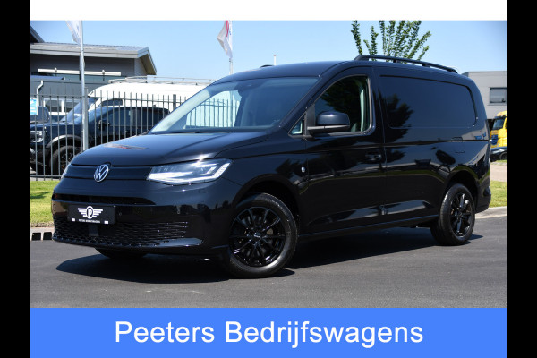 Volkswagen Caddy Cargo Maxi Black Edition 2.0 TDI Virtual, Camera, Cruise, Carplay, 122Pk, Stoelverwarming, Automaat, Trekhaak