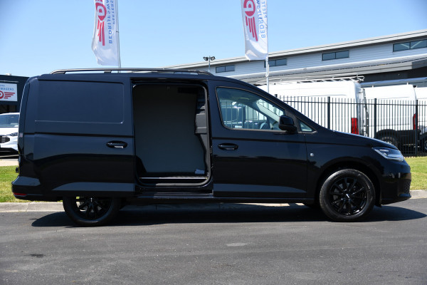 Volkswagen Caddy Cargo Maxi Black Edition 2.0 TDI Virtual, Camera, Cruise, Carplay, 122Pk, Stoelverwarming, Automaat, Trekhaak