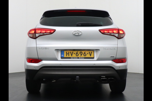 Hyundai Tucson AUTOM.T177pk Leer Camera Navi Trekhaak PDC-a+v Dual-ECC DAB StoelVerwarmd 17" Verkeersbord detectie 1.6 T-GDi Comfort 4WD Spoorwisselassistent Rijstrooksensor Voorruit+Sproeier+wissers-Verwarmd Stoel+bank-Verwarmd Licht+RegenSensor Voetgangersbescherm Privacy-Glas Dashboardvak koeling DBC ESP AWD 4x4 ideale cara EURO6 Orig.NL auto