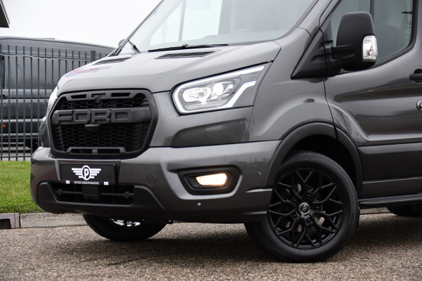 Ford Transit 350 2.0 TDCI L3H2 Limited Raptor Edition Adaptieve Cruise, Camera, 360 sensoren, Multimedia, Carplay, Trekhaak, LED,