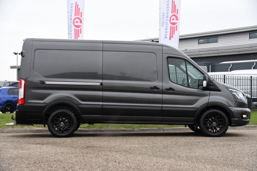 Ford Transit 350 2.0 TDCI L3H2 Limited Raptor Edition Adaptieve Cruise, Camera, 360 sensoren, Multimedia, Carplay, Trekhaak, LED,