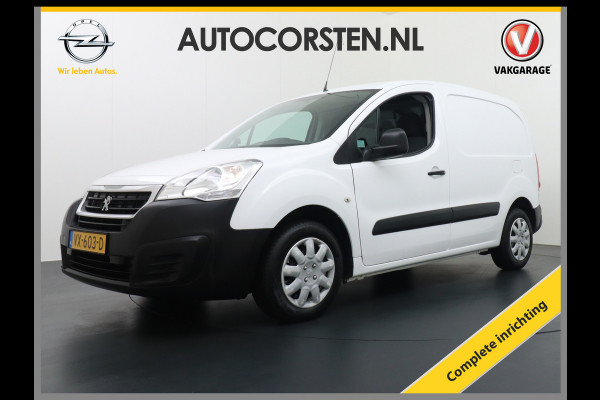 Peugeot Partner HDI 90PK XR BEKS Lades Inrichting Schuifdeur Rechts Airco PDC Cruise Control Bluetooth carkit Elec. Ramen Centrale Vergrendeling Org. NL Auto