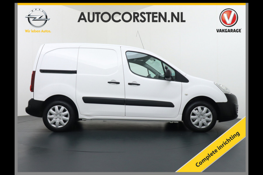 Peugeot Partner HDI 90PK XR BEKS Lades Inrichting Schuifdeur Rechts Airco PDC Cruise Control Bluetooth carkit Elec. Ramen Centrale Vergrendeling Org. NL Auto