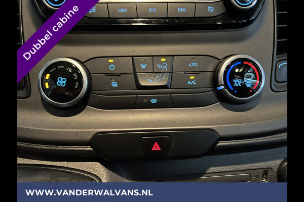 Ford Transit 2.0 TDCI 170pk L4H3 Dubbele Cabine Euro6 Airco | Camera | Apple Carplay | Android Auto | Trekhaak Cruisecontrol, Parkeersensoren, 5-Zits, Verwarmde voorruit