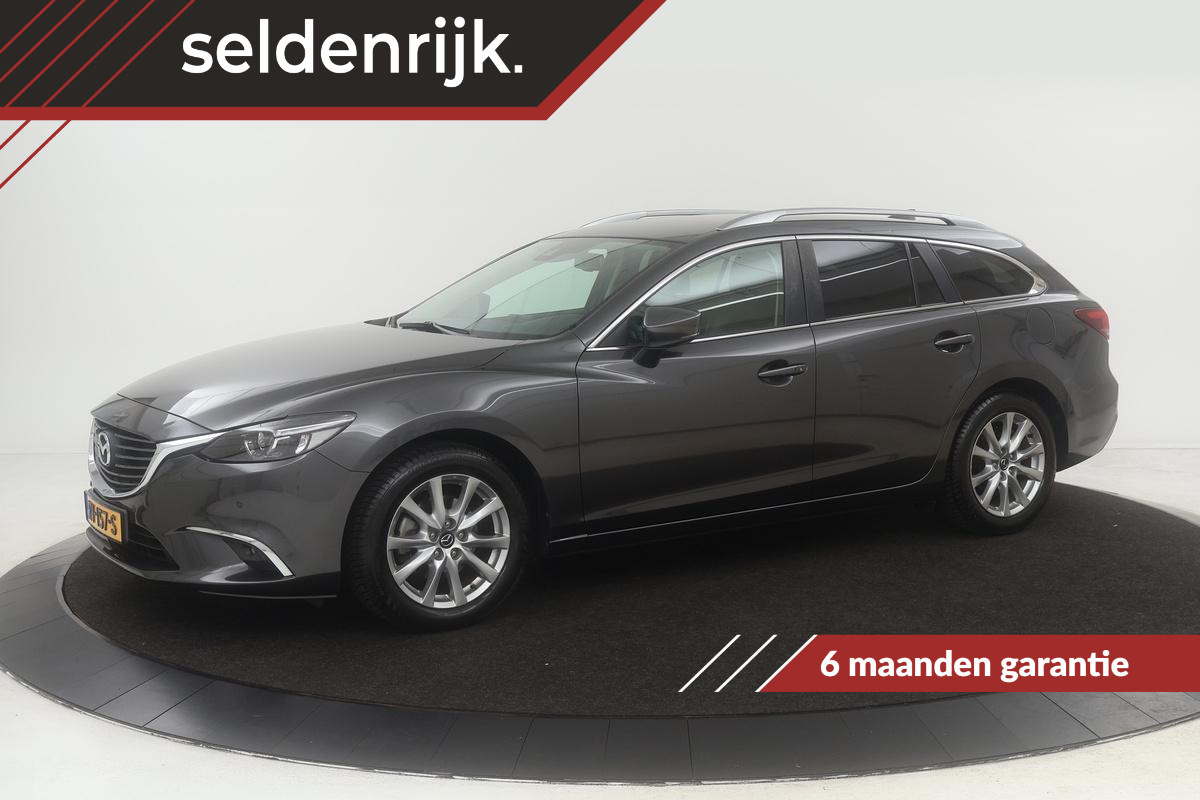 Mazda 6 2.0 SkyActive-G 165 GT-M | Leder | Stoelverwarming | Trekhaak | Camera | Carplay | Navigatie | Full LED | Climate control