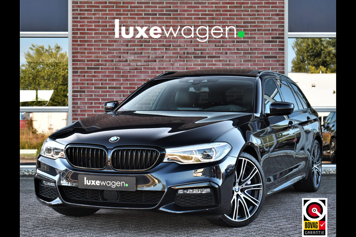 BMW 5 Serie Touring 540i xDrive 340pk M-Sport Pano Adp-Drive ACC HUD 20inch Remote-Park+ H/K