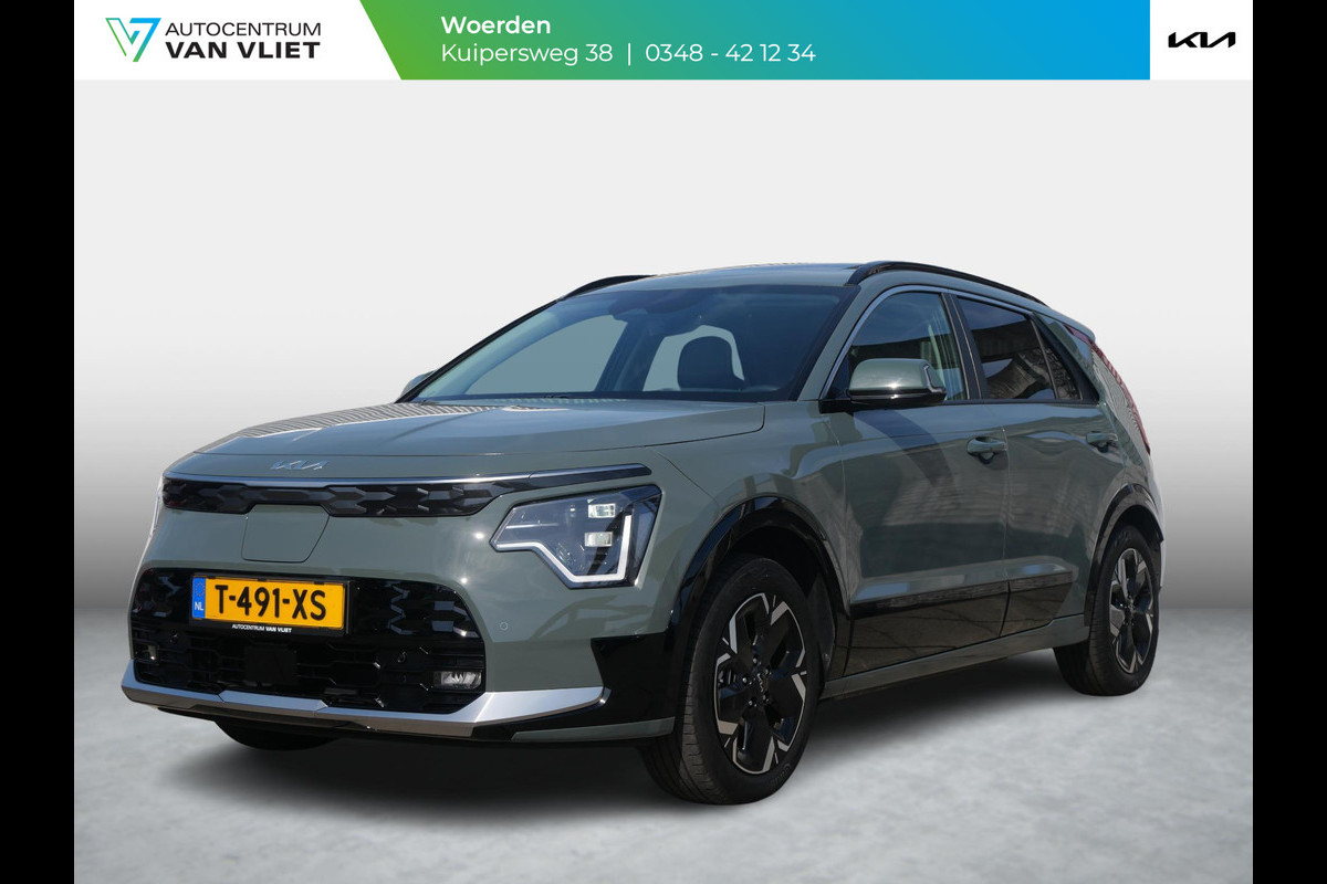 Kia Niro EV DynamicPlusLine 64.8 kWh | Stoel-/stuurverwarming | Schuif-/kanteldak | Head-up display| LED | Clima | Navi | Carplay