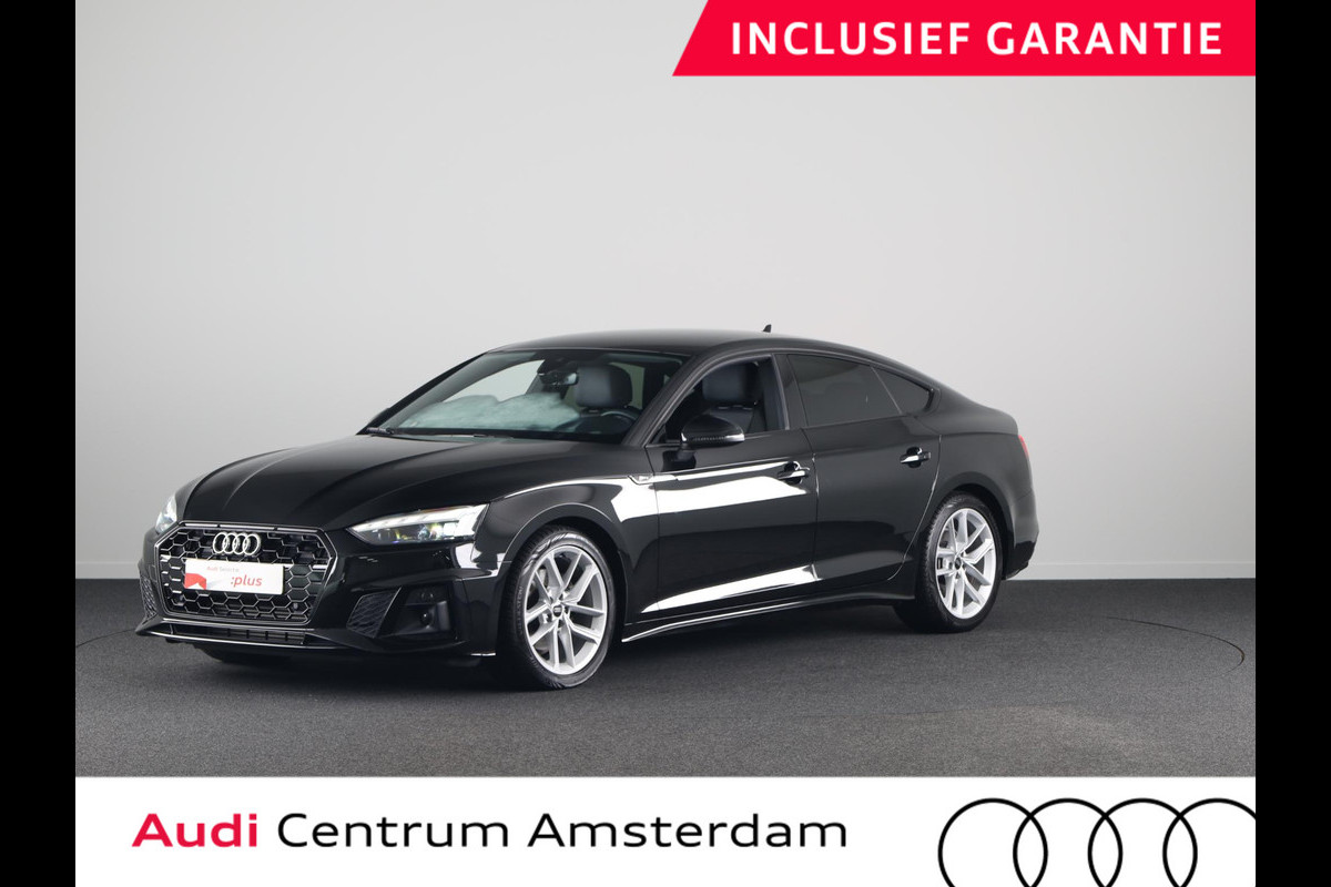 Audi A5 Sportback 35 TFSI S-line 150 pk S-tronic | Verlengde garantie | Navigatie | Parkeersensoren achter | Cruise control | Stoelverwarming | 18" lichtmetalen velgen |