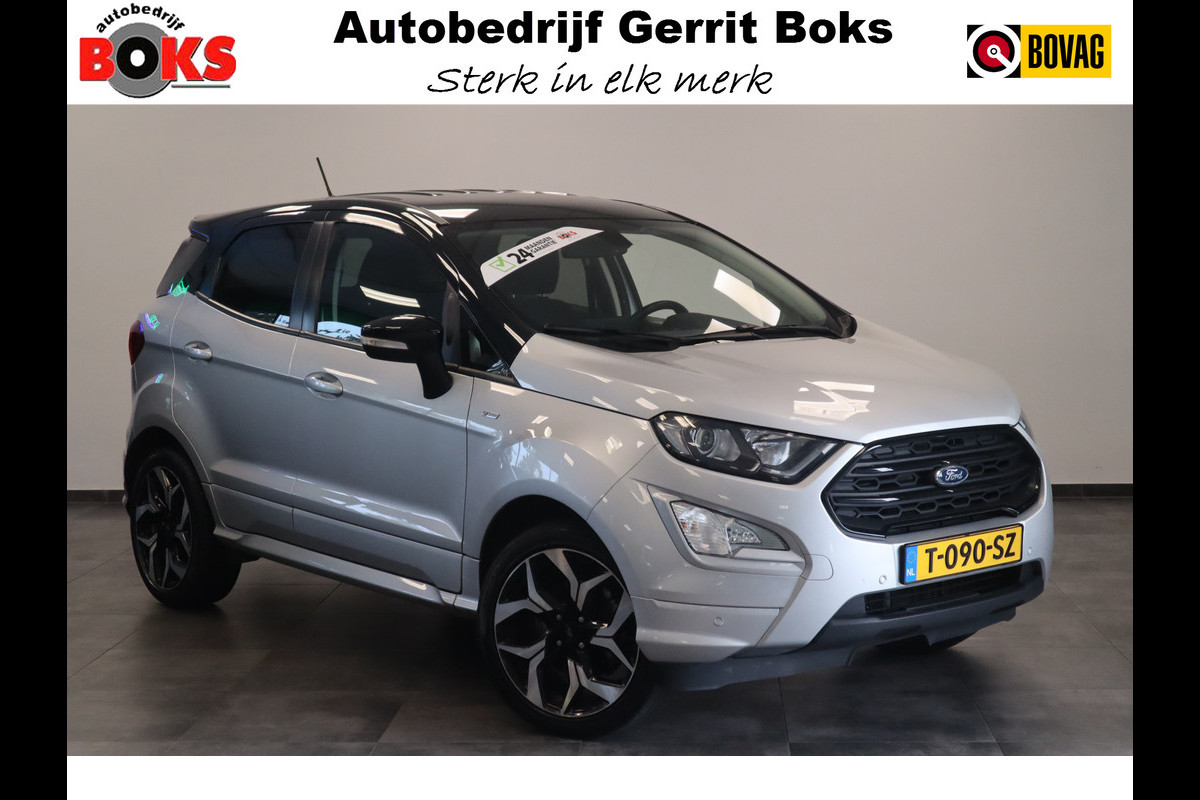 Ford EcoSport 1.0 EcoBoost Black Navigatie, Trekhaak , Stoelverwarming, St-line.