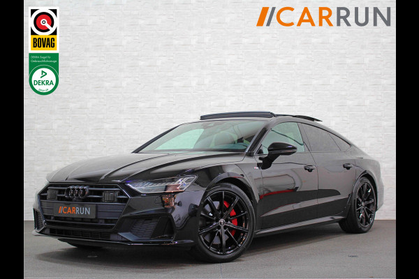 Audi A7 Sportback 55 TFSI e S-Line | 360 View | Panorama | ACC | B&O Sound | Matrix-LED | Head-Up | Keyless-Go | Leder | 4-Zone Clima | Memory | Virtual-Cockpit | Carplay | Draadloos Laden | DAB | Getint Glas | Stoelverwarming |