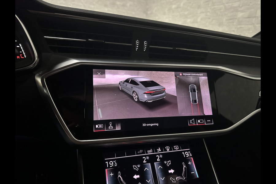 Audi A7 Sportback 55 TFSI e S-Line | 360 View | Panorama | ACC | B&O Sound | Matrix-LED | Head-Up | Keyless-Go | Leder | 4-Zone Clima | Memory | Virtual-Cockpit | Carplay | Draadloos Laden | DAB | Getint Glas | Stoelverwarming |