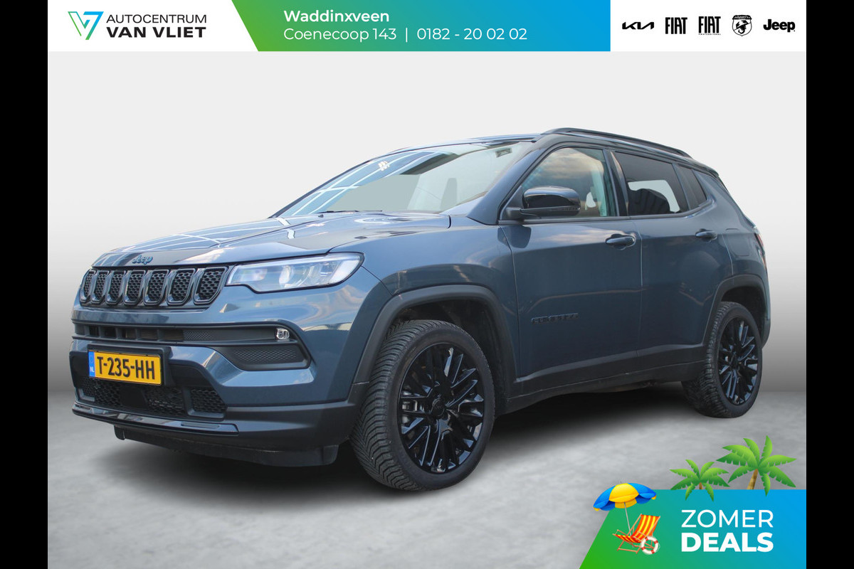 Jeep Compass 4xe 190 Plug-in Hybrid Electric Night Eagle | Clima | Navi | Adapt. Cruise | 19" | Winter Pack | Camera | Keyless | Apple Carplay | Trekhaak | All Season