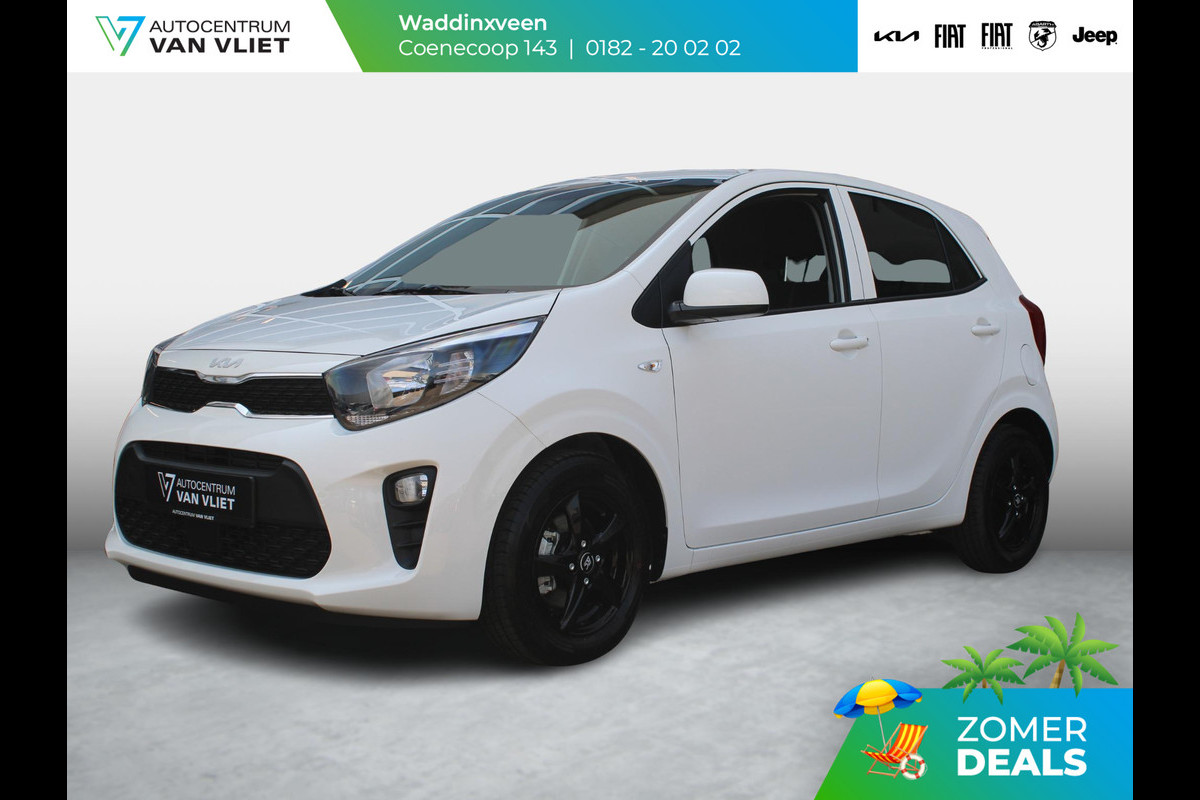 Kia Picanto 1.0 DPi BlackLine | Uit voorraad leverbaar | 5-Pers. | Airco | Cruise | Bluetooth | Priv Glass | Black Gloss Velgen