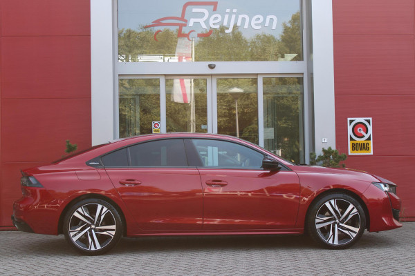 Peugeot 508 1.6 GT-LINE 180PK AUTOMAAT | NAVIGATIE 10" TOUCHSCREEN | APPLE CARPLAY/ANDROID AUTO | ACHTERUITRIJ CAMERA | DAB+ RADIO | CLIMATE CONTROL | 19" LICHTMETALEN VELGEN | ADAPTIVE CRUISE CONTROL | DIGITAAL INSTRUMENTENPANEEL | DODEHOEKDETECTIE | VOORRUITVERWARMING | TREKHAAK | ELEKTRISCHE ACHTERKLEP | SFEERVERLICHTING |