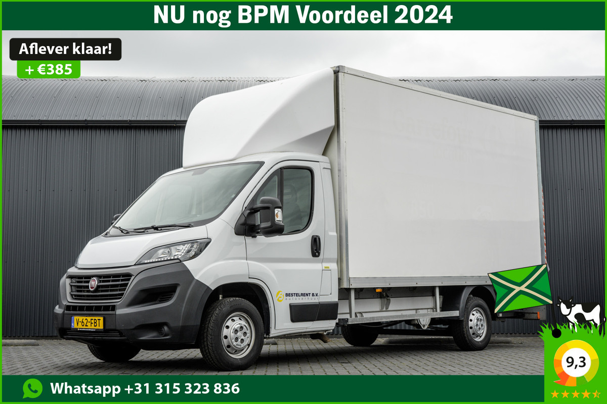 Fiat Ducato **2.3 MultiJet | Bakwagen met Laadklep | Euro 6 | 141 PK | Cruise | Camera | Airco | Navigatie**