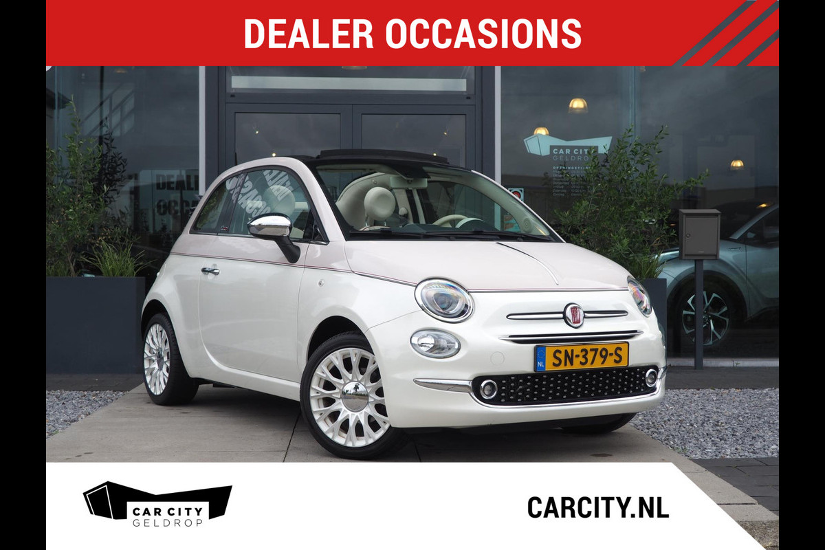 Fiat 500C 0.9 TwinAir Turbo / 60TH Edition / Uniek! / CarPlay / Cruise / Sensoren Climate control