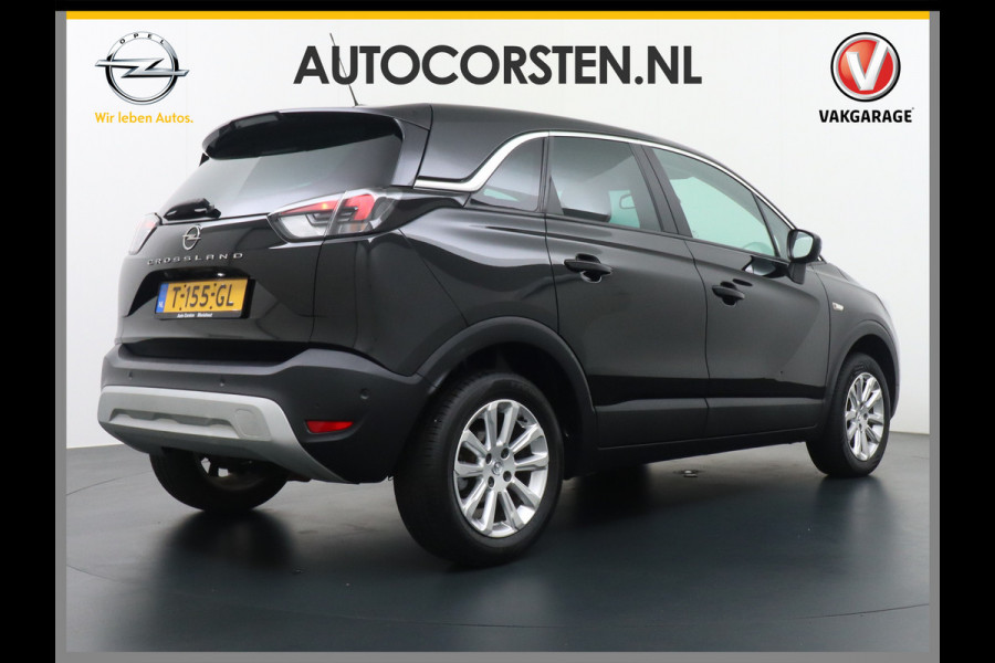 Opel Crossland T131PK Automaat Android Auto Apple Carplay Ecc Navi DAB+ Bluetooth PDC 360-Camera Lane-assist Cruise Control Auto-dim. Spiegel L Voorruit Verwarming Regen-licht sensor ESP Isofix Connected Apps Zeer Compleet!