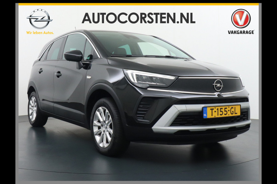 Opel Crossland T131PK Automaat Android Auto Apple Carplay Ecc Navi DAB+ Bluetooth PDC 360-Camera Lane-assist Cruise Control Auto-dim. Spiegel L Voorruit Verwarming Regen-licht sensor ESP Isofix Connected Apps Zeer Compleet!