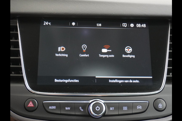 Opel Crossland T131PK Automaat Android Auto Apple Carplay Ecc Navi DAB+ Bluetooth PDC 360-Camera Lane-assist Cruise Control Auto-dim. Spiegel L Voorruit Verwarming Regen-licht sensor ESP Isofix Connected Apps Zeer Compleet!