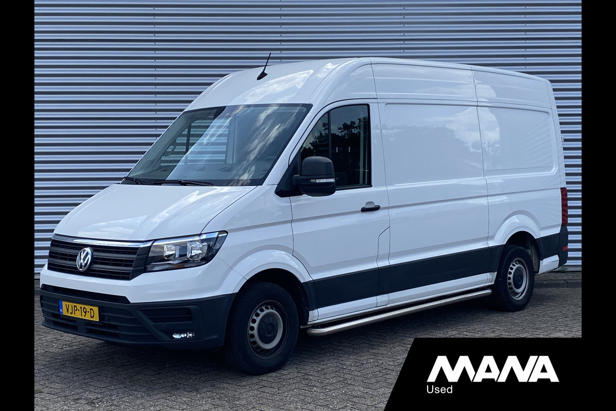 Volkswagen Crafter 2.0 TDI 140PK L3H3 Airco Sidebars Trekhaak Sensoren Cruise Navi Bluetooth Car-Play 12V USBC