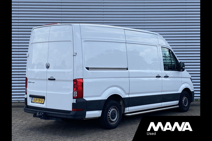 Volkswagen Crafter 2.0 TDI 140PK L3H3 Airco Sidebars Trekhaak Sensoren Cruise Navi Bluetooth Car-Play 12V USBC