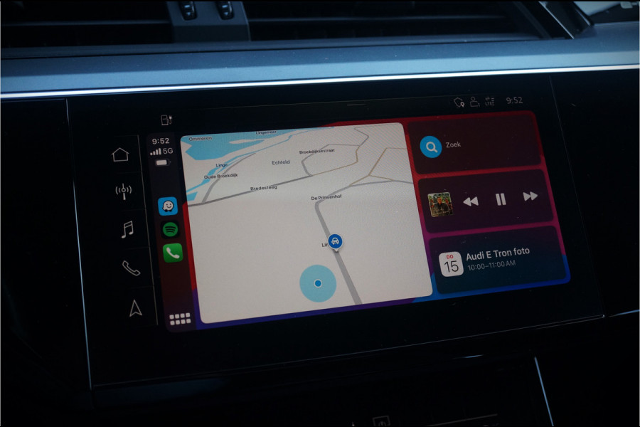 Audi e-tron 50 quattro Launch edition plus 71 kWh | Panoramadak | Keyless | Apple Carplay | Leer | Elek. Stoelen | Luchtvering | Adaptive Cruise Control | Virtual | BTW | NAP | Led | Stoelverwarming | Black Style | 1e Eig. | PDC |
