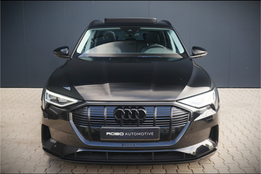 Audi e-tron 50 quattro Launch edition plus 71 kWh | Panoramadak | Keyless | Apple Carplay | Leer | Elek. Stoelen | Luchtvering | Adaptive Cruise Control | Virtual | BTW | NAP | Led | Stoelverwarming | Black Style | 1e Eig. | PDC |