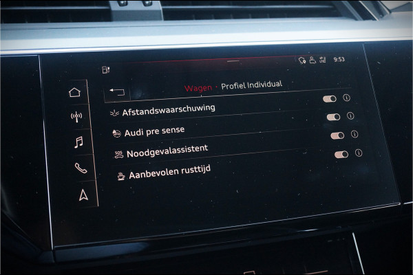 Audi e-tron 50 quattro Launch edition plus 71 kWh | Panoramadak | Keyless | Apple Carplay | Leer | Elek. Stoelen | Luchtvering | Adaptive Cruise Control | Virtual | BTW | NAP | Led | Stoelverwarming | Black Style | 1e Eig. | PDC |