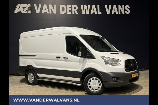 Ford Transit 2.0 TDCI 131pk L2H2 Euro6 Airco | 2800kg Trekhaak | Navigatie | Cruisecontrol | LED Sidebars, Parkeersensoren, Bijrijdersbank