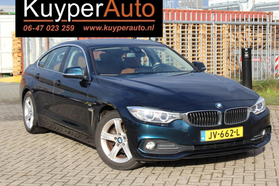 BMW 4 Serie Gran Coupé 418i Centennial High Executive nap nederlandse auto VOL LEDER CAMERA``S NAVI NL AUTO