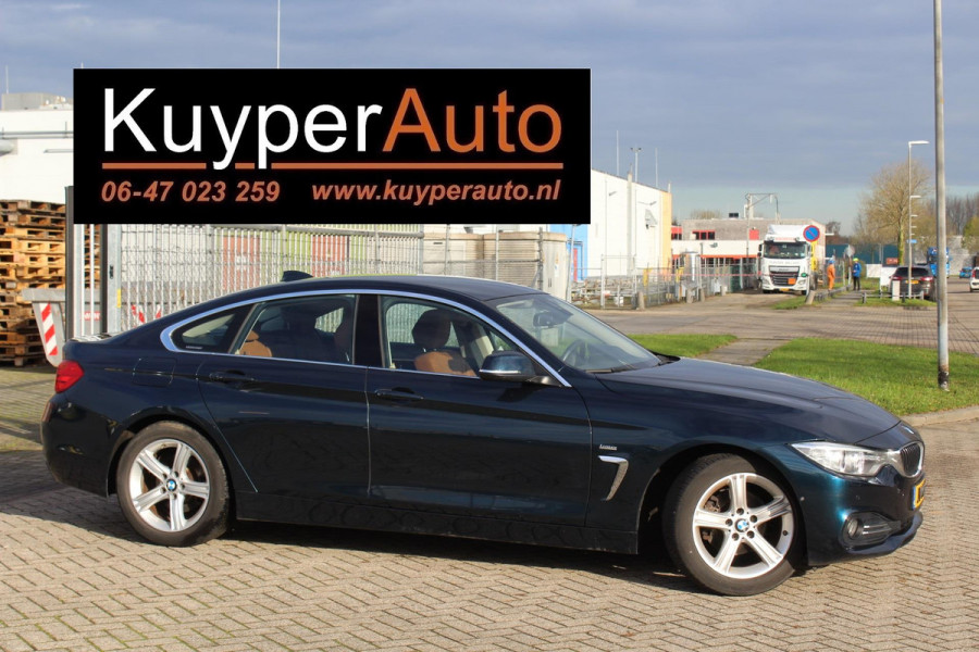 BMW 4 Serie Gran Coupé 418i Centennial High Executive nap nederlandse auto VOL LEDER CAMERA``S NAVI NL AUTO