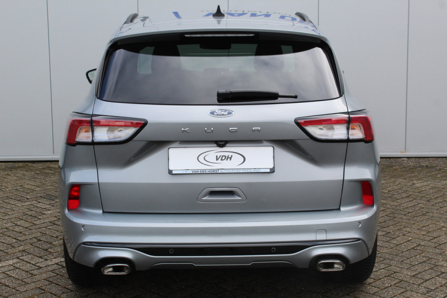 Ford Kuga 1.5-150pk EcoBoost ST-Line X. Trekgewicht 1.800kg ! Volautm. airco dual, navigatie, telefoonvoorb., camera v+a, B&O soundsysteem, side- en lane assist, stoel-, achterbank-, stuur- en voorraamverwarming, metallic lak, LM wielen, head-up-display