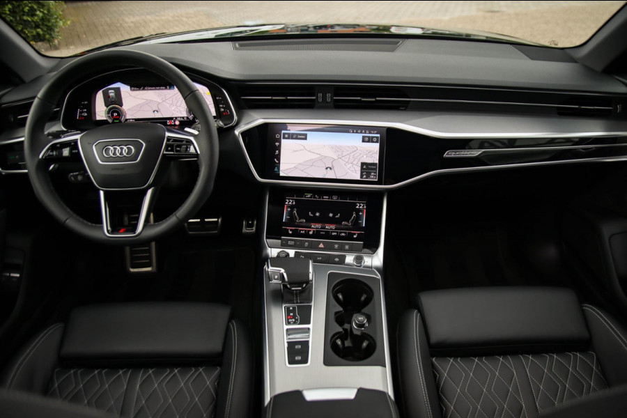 Audi A6 Avant 55 TFSI e Quattro Competition S line Edition 367pk Automaat! Kuipstoelen|Panoramadak|Virtual Cockpit|HD Matrix|Black