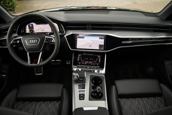 Audi A6 Avant 55 TFSI e Quattro Competition S line Edition 367pk Automaat! Kuipstoelen|Panoramadak|Virtual Cockpit|HD Matrix|Black