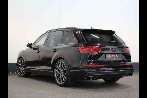 Audi Q7 3.0 V6 333pk TFSI S-LINE SPORTPACK | SQ7 uitlaat | 22" | Panoramadak | Standkachel | Carplay | Headup | Memory | Led | Virtual Cockpit | Elektr. Trekhaak 3500kg | Keyless | Rijklaarprijs incl. Onderhoud en Heldere historie!