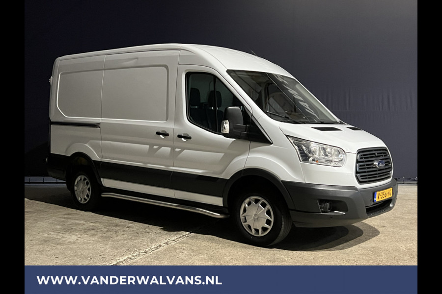 Ford Transit 2.0 TDCI 131pk L2H2 Euro6 Airco | 2800kg Trekhaak | Navigatie | Cruisecontrol | LED Sidebars, Parkeersensoren, Bijrijdersbank