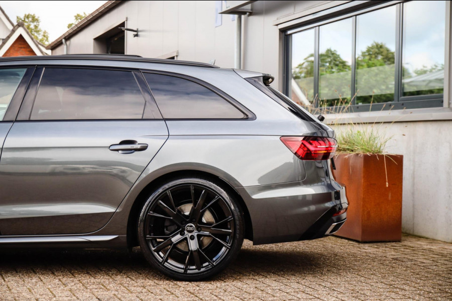 Audi A4 Avant 2.0 TFSI S line Black Edition Facelift S-Tronic 1e Eig|DLR|Panoramadak|Virtual Cockpit|Leder|LED Matrix|Camera|Black